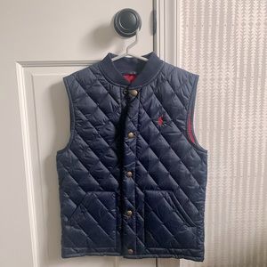 NWT Polo Ralph Lauren navy quilted vest